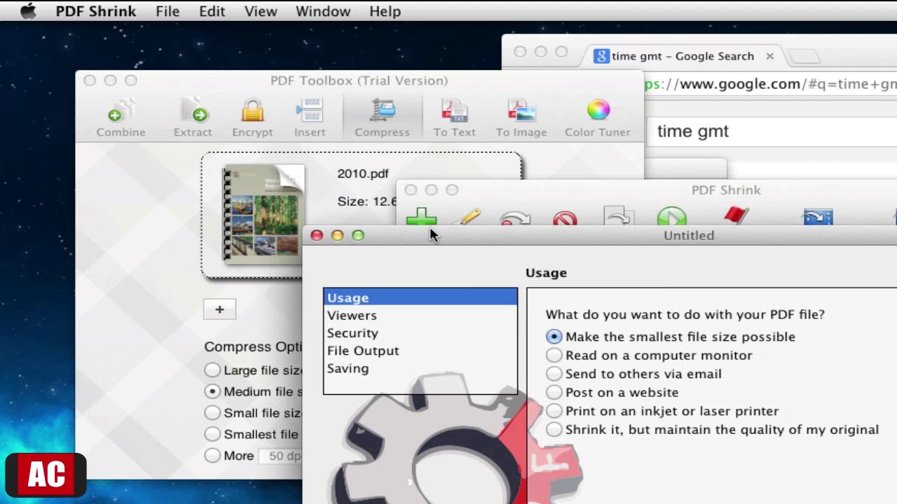 reduce file size for email on mac